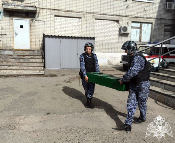 Ульяновские сотрудники вневедомственной охраны провели комплекс пожарно-тактических учений