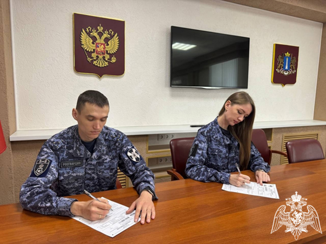 Ульяновские росгвардейцы и кадеты «Гвардейской смены» написали «Диктант Победы»