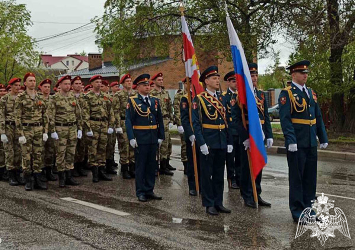 Военнослужащие батальона Росгвардии приняли участие в праздничных мероприятиях в День Победы в Димитровграде