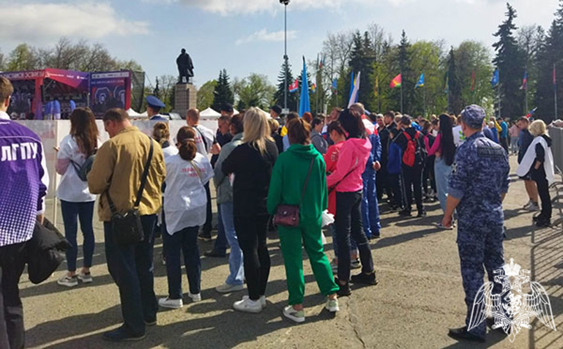 Ульяновские росгвардейцы обеспечили правопорядок во время 80-й областной легкоатлетической эстафеты