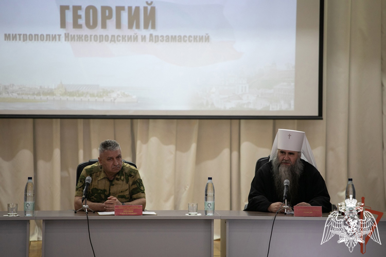 ОПЕРАТИВНЫЙ СБОР РУКОВОДЯЩЕГО СОСТАВА ПРИВОЛЖСКОГО ОКРУГА РОСГВАРДИИ ПРОШЕЛ В НИЖНЕМ НОВГОРОДЕ