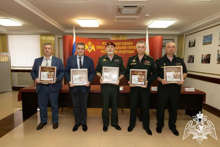 В РОСГВАРДИИ В ПРЕДДВЕРИИ 100-ЛЕТИЯ ДИВИЗИИ ИМЕНИ Ф.Э. ДЗЕРЖИНСКОГО СОСТОЯЛОСЬ ТОРЖЕСТВЕННОЕ ГАШЕНИЕ ПОЧТОВЫХ МАРОК