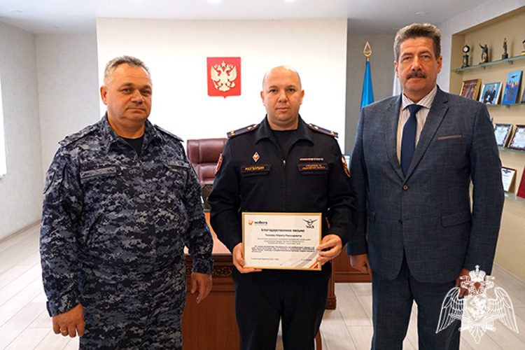 Ульяновский автомобильный завод выразил благодарность росгвардейцам