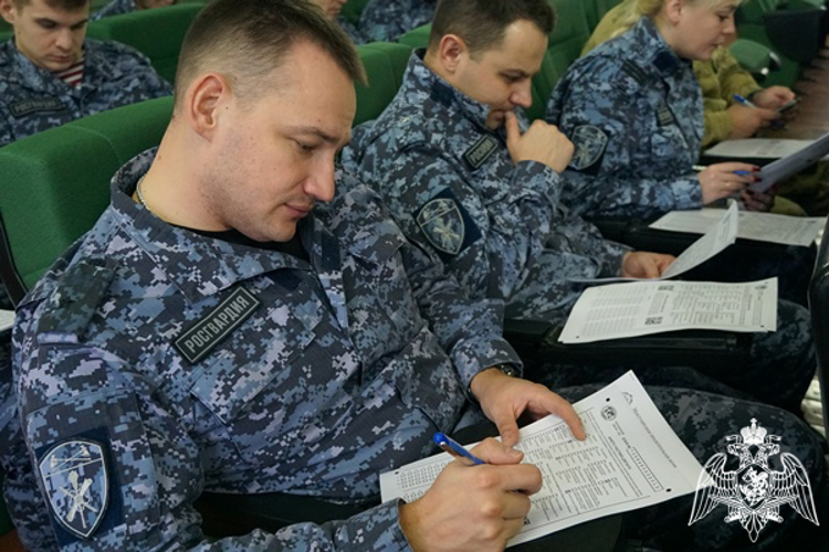 Личный состав Управления Росгвардии по Ульяновской области принял участие в написании географического диктанта