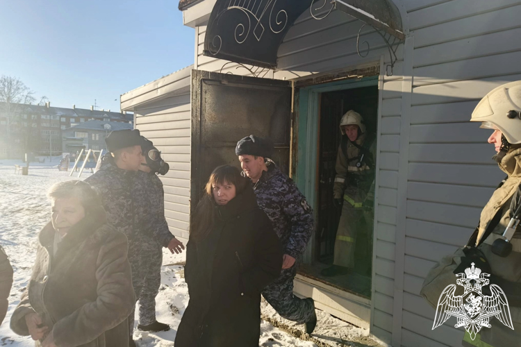 Ульяновские росгвардейцы приняли участие в пожарно-тактических учениях
