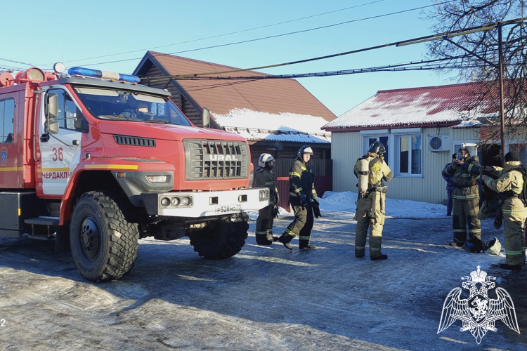 Ульяновские росгвардейцы приняли участие в пожарно-тактических учениях