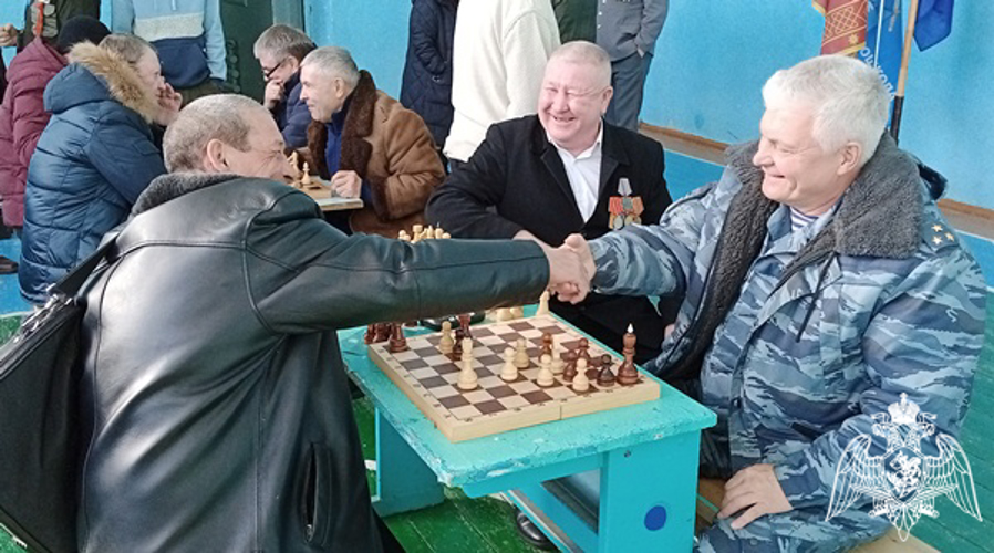 В Ульяновске ветераны Росгвардии стали призерами шахматного турнира
