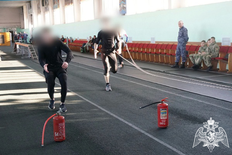 В Ульяновске состоялся турнир по пожарно-спасательному спорту среди росгвардейцев