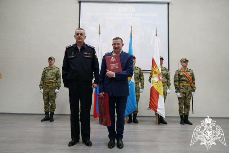 В Управлении Росгвардии по Ульяновской области состоялось торжественное собрание в честь Дня войск национальной гвардии