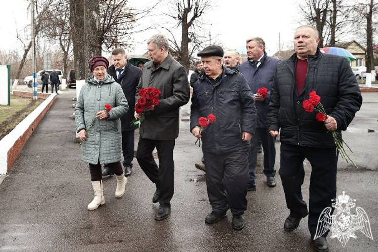 Ветеран Росгвардии принял участие в открытии мемориала в честь ликвидаторов аварии на Чернобыльской АЭС