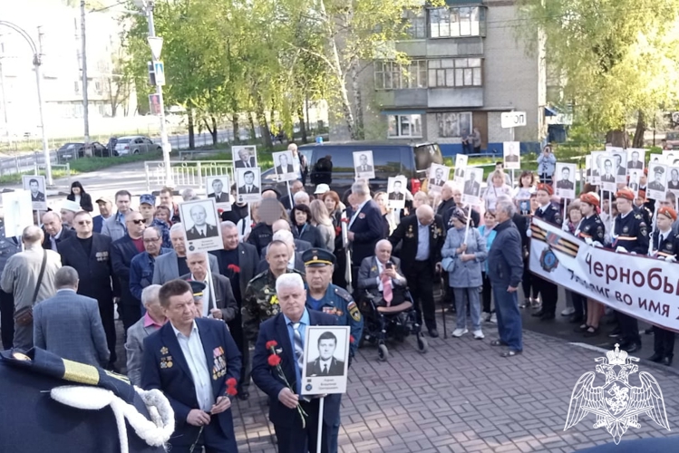 Ульяновские росгвардейцы почтили память ликвидаторов Чернобыльской катастрофы