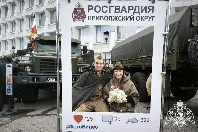 В День Победы ульяновские росгвардейцы представили профориентационную площадку