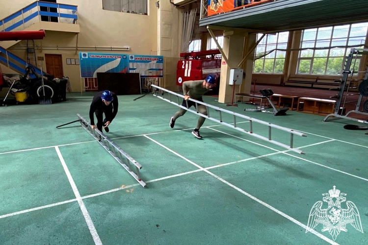 В Приволжье росгвардейцы готовятся к чемпионату по пожарно-спасательному спорту