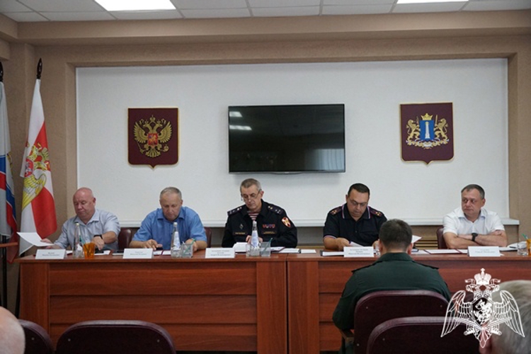 В Управлении Росгвардии по Ульяновской области состоялось  заседание оперативного штаба к Единому дню голосования