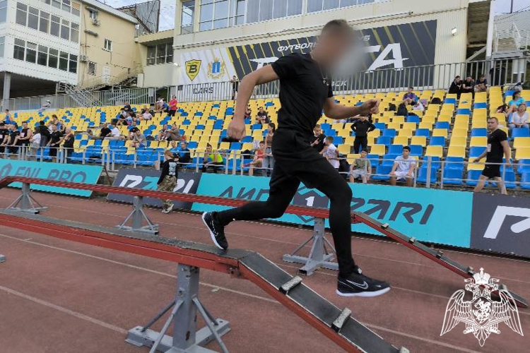 Команда росгвардейцев приняла участие в фестивале "Игры ГТО - рекорды молодых"