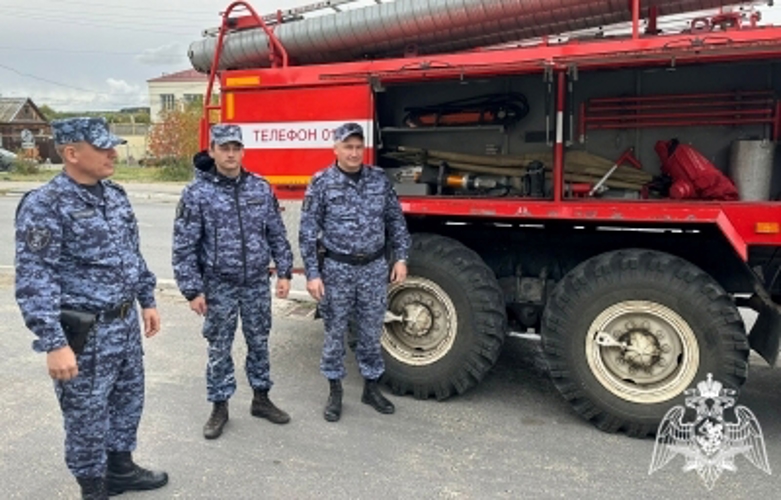 В Ульяновской области Росгвардия провела пожарно-тактические учения