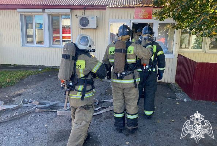 В Ульяновской области Росгвардия провела пожарно-тактические учения