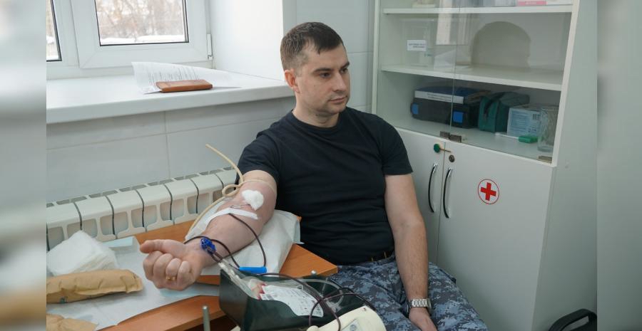 В Ульяновске росгвардейцы пополнили региональный банк донорской крови