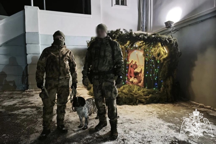 Ульяновские росгвардейцы осуществили безопасность во время празднования Рождества Христова 