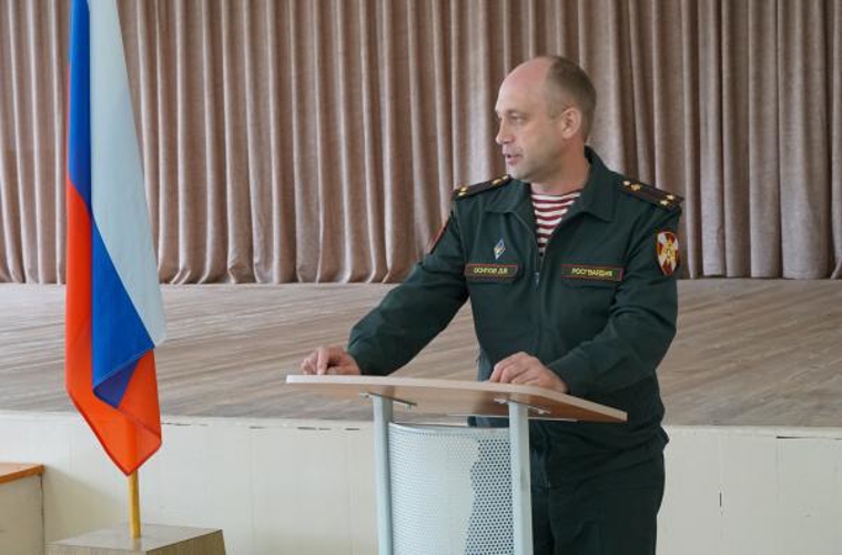 Офицер Росгвардии рассказал ульяновским учащимся о военных вузах ведомства