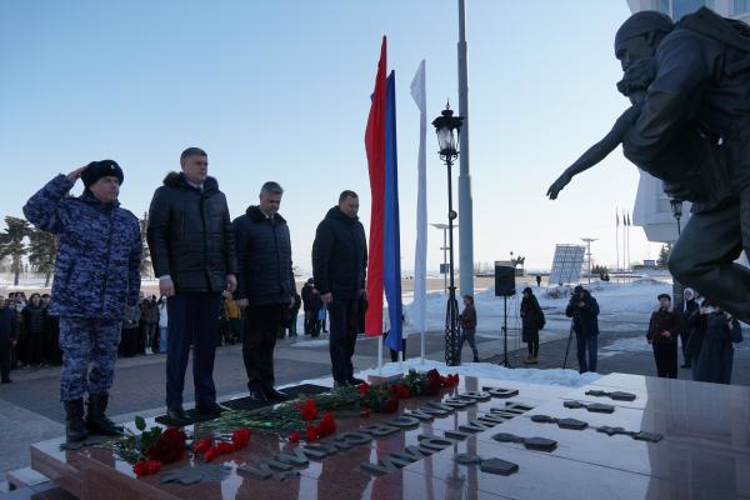 Ульяновские росгвардейцы почти память Героя России Дмитрия Разумовского