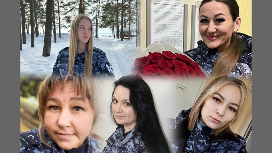 Ульяновские сотрудницы Росгвардии принимают участие в фотопроекте «Леди в погонах»