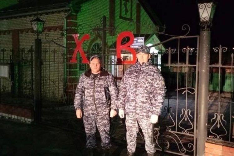 В Пасхальную ночь росгвардейцы обеспечили безопасность православных ульяновцев