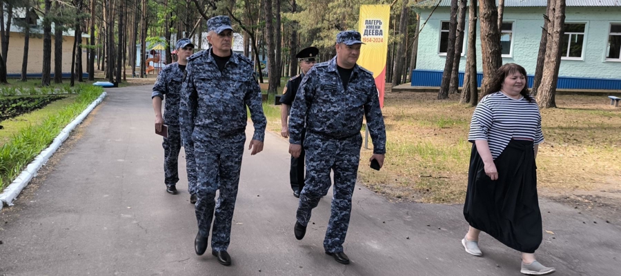 Врио начальника Управления Росгвардии по Ульяновской области проверил готовность детских лагерей к летнему отдыху (видео)
