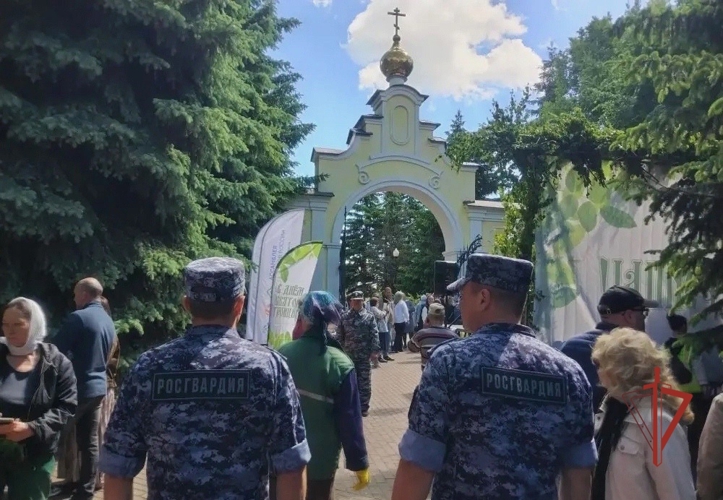 Ульяновские росгвардейцы обеспечили безопасность на праздник Святой Троицы