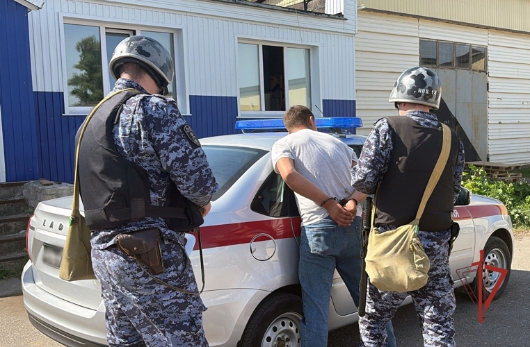 В Ульяновске сотрудники Росгвардии задержали подозреваемого за мелкое хулиганство 