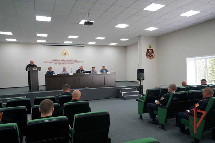 В Управлении Росгвардии по Ульяновской области прошло заседание оперативного штаба к Единому дню голосования и Дню знаний 